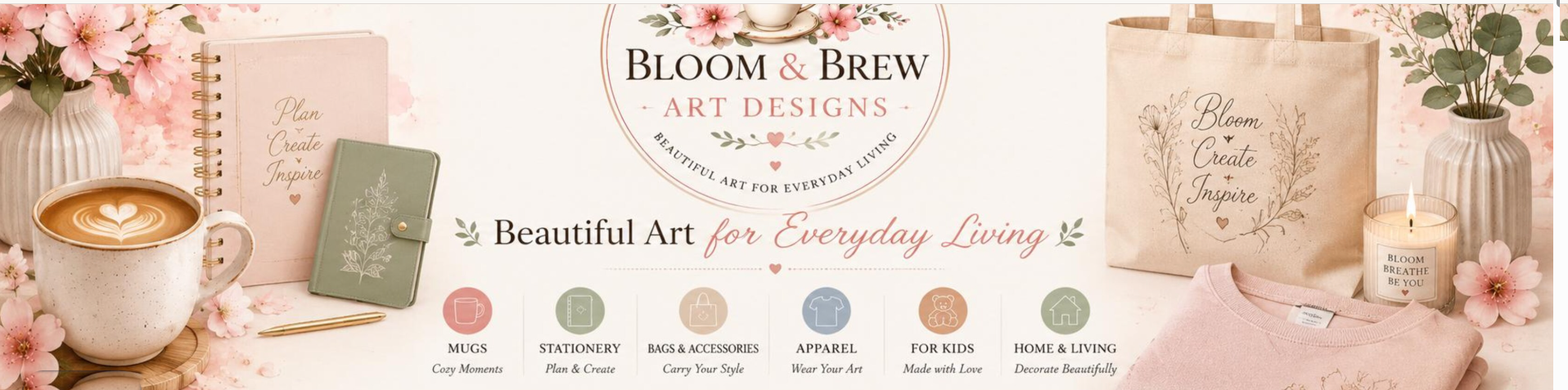 Bloom & Brew Art Designs — Beautiful Art for Everyday Living